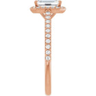 The Classic Accented Halo Engagement Ring | Emerald | 1 ⅓ CTW