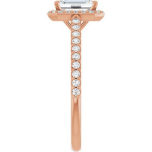 The Classic Accented Halo Engagement Ring | Emerald | 1 ⅓ CTW