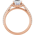 The Classic Accented Halo Engagement Ring | Oval | 2 ⅜ CTW