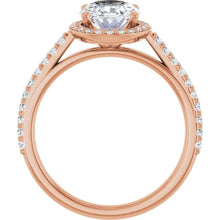 The Classic Accented Halo Engagement Ring | Oval | 2 ⅜ CTW