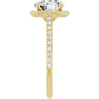 The Classic Accented Halo Engagement Ring | Round | 2 ⅜ CTW