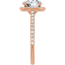 The Classic Accented Halo Engagement Ring | Round | 2 ⅜ CTW