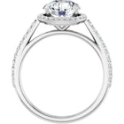 The Classic Accented Halo Engagement Ring | Round | 2 ⅜ CTW