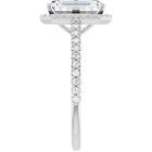 The Classic Accented Halo Engagement Ring | Emerald | 4 ⅓ CTW