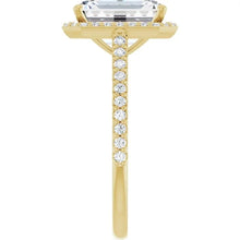 The Classic Accented Halo Engagement Ring | Emerald | 4 ⅓ CTW