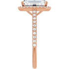 The Classic Accented Halo Engagement Ring | Emerald | 4 ⅓ CTW