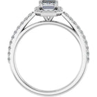 The Classic Accented Halo Engagement Ring | Emerald | 1 ⅓ CTW