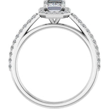 The Classic Accented Halo Engagement Ring | Emerald | 1 ⅓ CTW