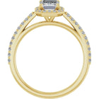 The Classic Accented Halo Engagement Ring | Emerald | 1 ⅓ CTW