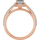 The Classic Accented Halo Engagement Ring | Emerald | 1 ⅓ CTW