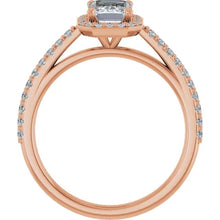 The Classic Accented Halo Engagement Ring | Emerald | 1 ⅓ CTW