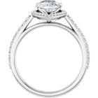 The Classic Accented Halo Engagement Ring | Pear | 2 ⅜ CTW