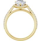 The Classic Accented Halo Engagement Ring | Pear | 2 ⅜ CTW