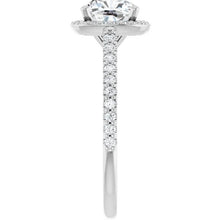 The Classic Accented Halo Engagement Ring | Cushion | 2 ⅜ CTW