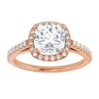 The Classic Accented Halo Engagement Ring | Cushion | 2 ⅜ CTW