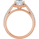 The Classic Accented Halo Engagement Ring | Cushion | 2 ⅜ CTW