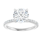 The Iconic Secret Halo Pavé Engagement Ring | Round | 2 ⅜ CTW