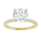 The Iconic Secret Halo Pavé Engagement Ring | Round | 2 ⅜ CTW