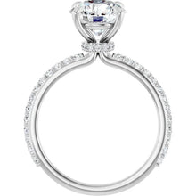 The Iconic Secret Halo Pavé Engagement Ring | Round | 2 ⅜ CTW
