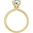 The Iconic Secret Halo Pavé Engagement Ring | Round | 2 ⅜ CTW