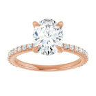 The Iconic Secret Halo Pavé Engagement Ring | Oval | 2 ⅜ CTW