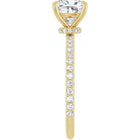 The Iconic Secret Halo Pavé Engagement Ring | Cushion | 2 ⅜ CTW