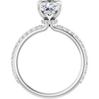 The Iconic Secret Halo Pavé Engagement Ring | Oval | 2 ⅜ CTW