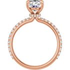 The Iconic Secret Halo Pavé Engagement Ring | Oval | 2 ⅜ CTW