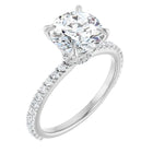 The Iconic Secret Halo Pavé Engagement Ring | Round | 2 ⅜ CTW