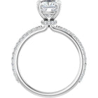 The Iconic Secret Halo Pavé Engagement Ring | Cushion | 2 ⅜ CTW