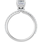 The Iconic Secret Halo Pavé Engagement Ring | Emerald | 2 ⅜ CTW