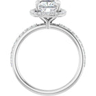 The Timeless Pavé Halo Engagement Ring | Cushion | 2 ⅓ CTW