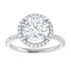 The Timeless Pavé Halo Engagement Ring | Round | 2 ⅓ CTW