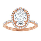 The Timeless Pavé Halo Engagement Ring | Oval | 2 ⅓ CTW