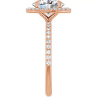 The Timeless Pavé Halo Engagement Ring | Oval | 2 ⅓ CTW