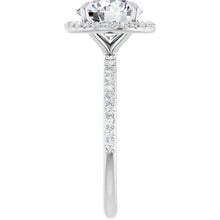The Timeless Pavé Halo Engagement Ring | Round | 2 ⅓ CTW