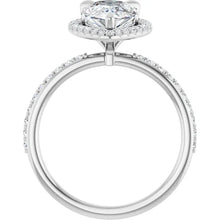 The Timeless Pavé Halo Engagement Ring | Pear | 2 ⅓ CTW