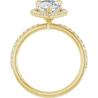 The Timeless Pavé Halo Engagement Ring | Pear | 2 ⅓ CTW