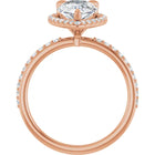 The Timeless Pavé Halo Engagement Ring | Pear | 2 ⅓ CTW