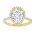 The Timeless Pavé Halo Engagement Ring | Pear | 2 ⅓ CTW