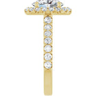 The Iconic Pavé Halo Engagement Ring | Oval | 2 ¾ CTW