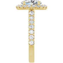 The Iconic Pavé Halo Engagement Ring | Oval | 2 ¾ CTW