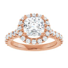 The Iconic Pavé Halo Engagement Ring | Cushion | 2 ¾ CTW