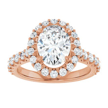 The Iconic Pavé Halo Engagement Ring | Oval | 2 ¾ CTW