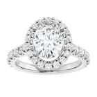 The Iconic Pavé Halo Engagement Ring | Oval | 2 ¾ CTW