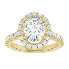 The Iconic Pavé Halo Engagement Ring | Oval | 2 ¾ CTW