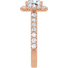 The Iconic Pavé Halo Engagement Ring | Cushion | 2 ¾ CTW