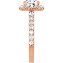 The Iconic Pavé Halo Engagement Ring | Cushion | 2 ¾ CTW