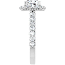 The Iconic Pavé Halo Engagement Ring | Cushion | 2 ¾ CTW