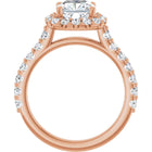 The Iconic Pavé Halo Engagement Ring | Cushion | 2 ¾ CTW